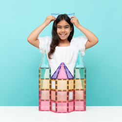 CONNETIX – Pastel Creative Pack magnetic tiles – 104 pcs.