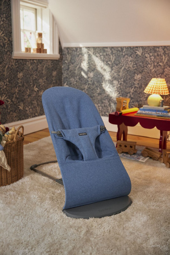 BABYBJÖRN - Bouncer BLISS Woven - Mélange, Blue