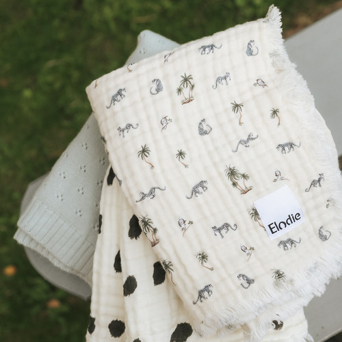 Elodie Details - Soft Cotton Blanket - Garden Leo’s Resort