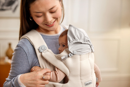 BABYBJORN - Baby Carrier HOLD, MESH, Cream
