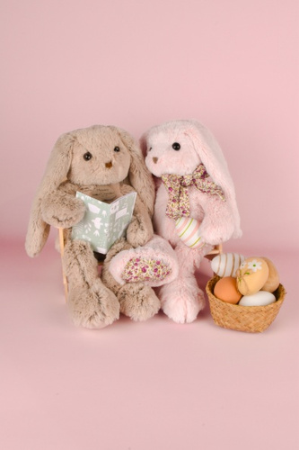 DOUDOU – plush rabbit Histoire d'Ours, 40 cm, beige