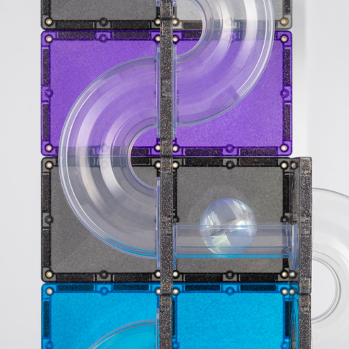 CONNETIX – Magnetic Tiles Ball Run Galaxy Pack - 61 pieces