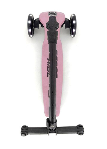 SCOOTANDRIDE - Highwaykick 3 LED - Folding scooter with light-up wheels 3+ Rose