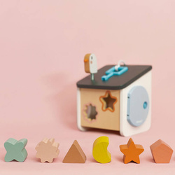 Janod - Drewniany sorter Domek dla ptaszków Sweet Cocoon 18 m +