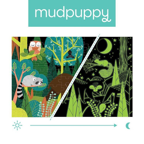 Mudmuppy - In The Forest Glow In The Dark Puzzle