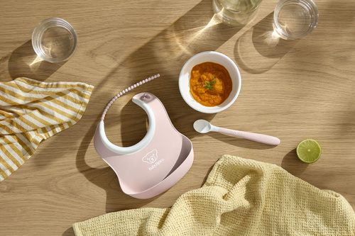 BABYBJORN - Dinnerware Set, 8 pcs - Powder Pink