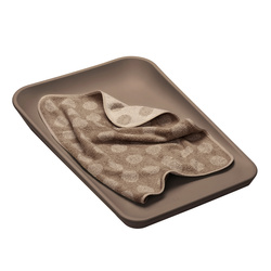 LEANDER - topper for changing mat, mocca