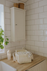 Elodie Details - Diaper Caddy, creamy white