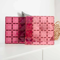 CONNETIX - 2 Piece Base Plate Pink & Berry Pack