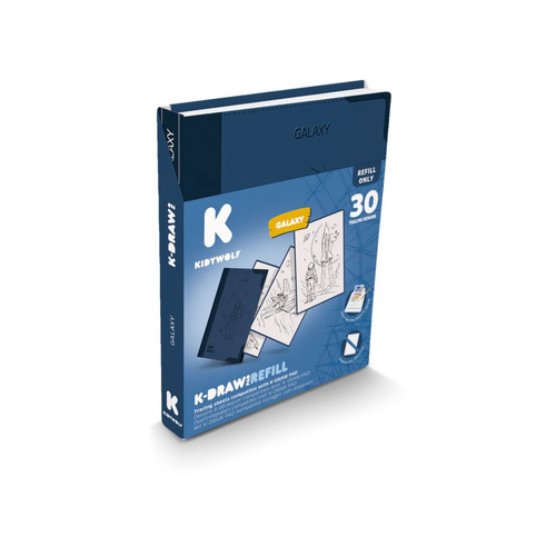 KIDYWOLF - refill set for K-DRAW-PAD 10+, Galaxy