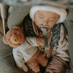 ELODIE DETAILS - silicone pacifier 3m+, Chipmunk Darling