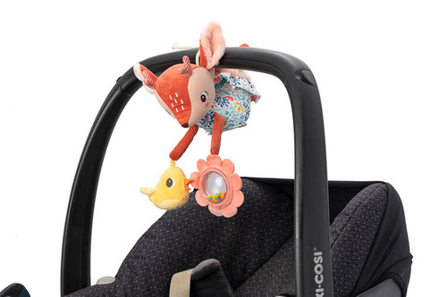 LILLIPUTIENS Multifunctional cuddly toy for hanging, Deer Stella, 3 m+