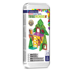 MAGNA-TILES - microMAGS Treehouse Travel magnetic blocks 24 pcs.