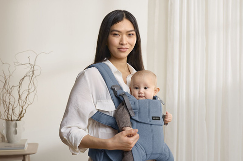 BABYBJORN - Baby Carrier Harmony, Woven, Blue mélange