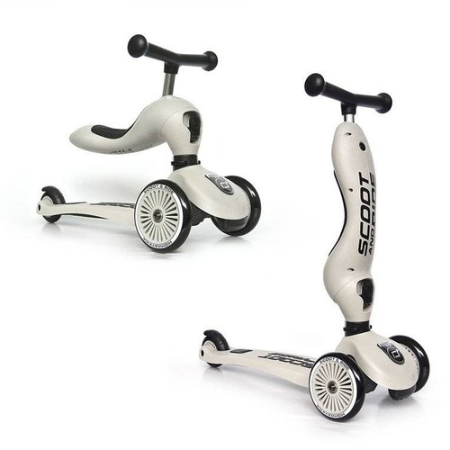 SCOOTANDRIDE - Highwaykick 2in1 Ride and scooter 1-5 years Ash