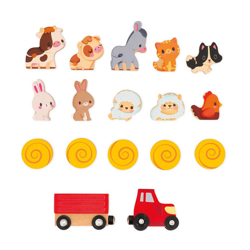 Janod - Magnetic puzzle Unicorn Magnetibook 3-8 years