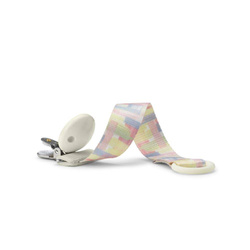 Elodie Details - Wood Pacifier Clip - Pastel Braids