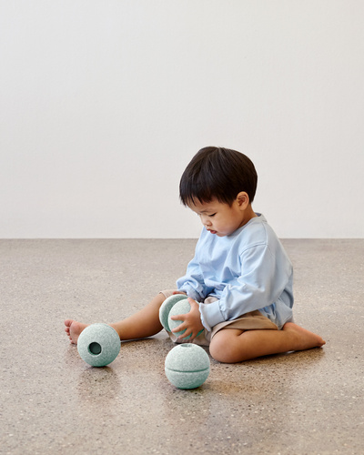 MODU - 3x Foam Ball, ocean mint / forest green