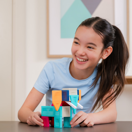 CONNETIX – Magnetic Tiles PRO Build It 4 Ways Animals Pack - 30 pieces