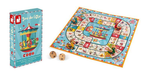 Janod: race-game: goose on the merry-go-round