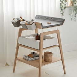 Leander -CUSHIONCOVER FOR LEANDER LINEA™ CHANGINGTABLE, COOL GREY