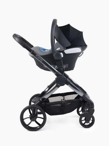 iCandy Peach 7 Pushchair and Carrycot Dark Grey - Complete Bundle