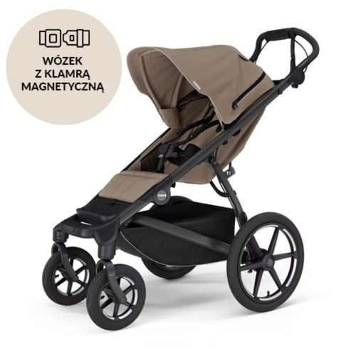 Thule Urban Glide 4-wheel - Tinted Taupe on Black