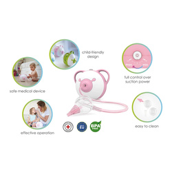 Nosiboo Pro - Electric nasal aspirator - pink