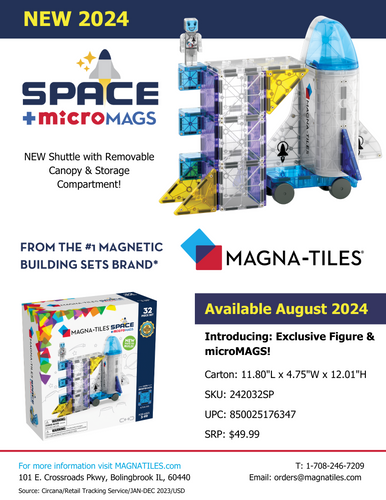 MAGNA-TILES - magnetic tiles Kosmos - 32 el.