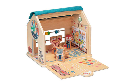 LILLIPUTIENS - wooden toy My first school 3 +