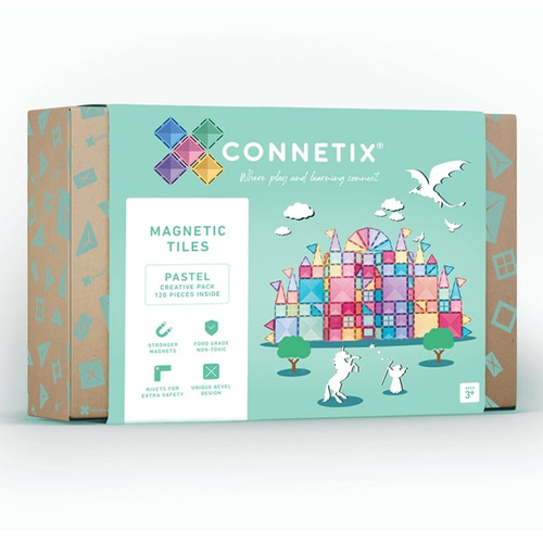 Connetix - 120 Piece Pastel Creative Pack EU