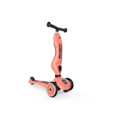 SCOOTANDRIDE - Highwaykick 2in1 Ride and scooter 1-5 years Peach