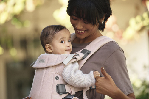 BABYBJORN - Baby Carrier Harmony, Woven, Light pink mélange