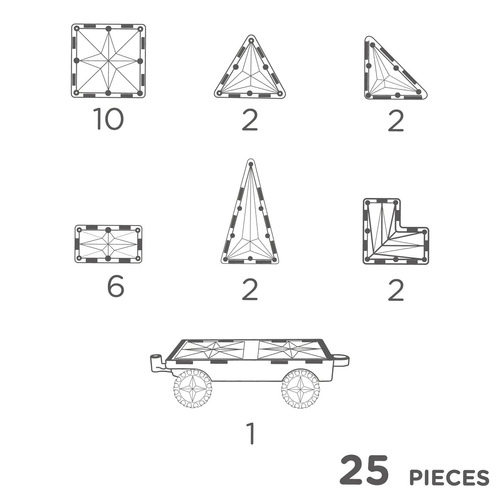 Wheels Pack Intense - 25 Pieces