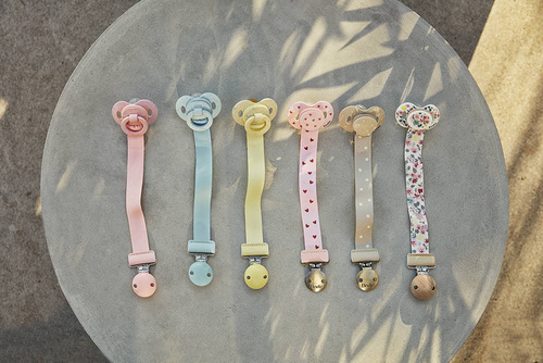 ELODIE DETAILS - silicone pacifier 3m+, Lemon Sprinkles