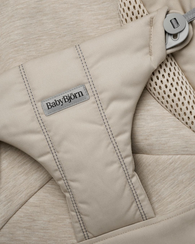 BABYBJÖRN - Bouncer BLISS Woven/Jersey Tri Fabric, Sand Grey