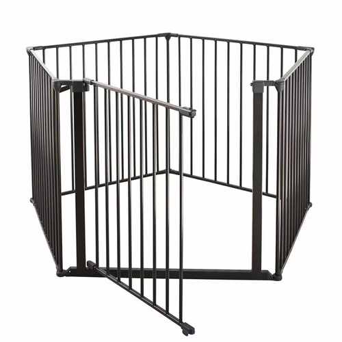DogSpace - Max Multi Expandable Dog Room Divider / Pet Pen, Black (90-350cm)