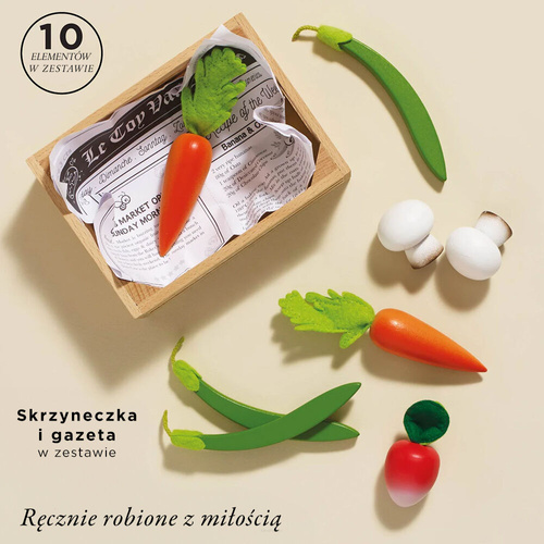 Le Toy Van – Wooden Crate of Vegetables