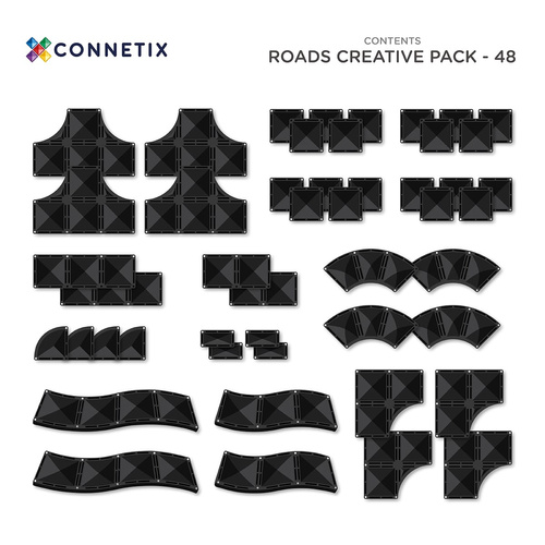 CONNETIX -  Creative Roads Pack - 48 pc