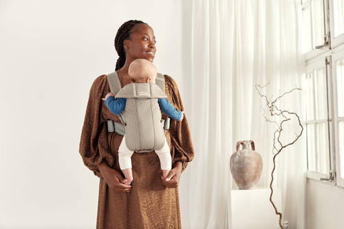 BABYBJÖRN - Baby Carrier MINI 3D Mesh, Grey Beige