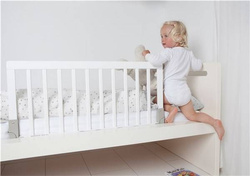Baby Dan - Wooden Bed Guard, White