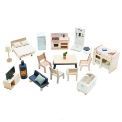 Le Toy Van – Wooden dollhouse furniture, Large set