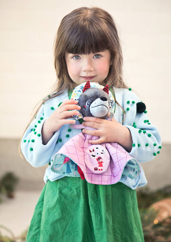 LILLIPUTIENS - Little red riding hood reversible storydoll 12 m +