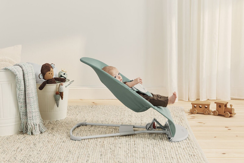 BABYBJORN - Bouncer Balance Soft Light Sage/Grey, WOVEN/JERSEY