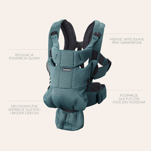 BABYBJÖRN - Baby Carrier Move - Anthracite, 3D Mesh