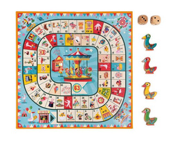 Janod: race-game: goose on the merry-go-round