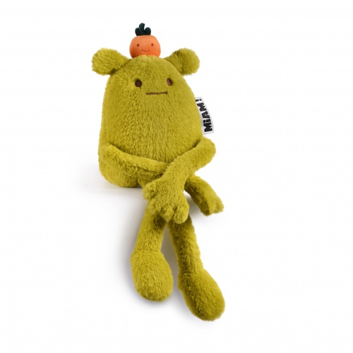 DOUDOU - MIAM! Laurent Jade, 40 cm, green orange