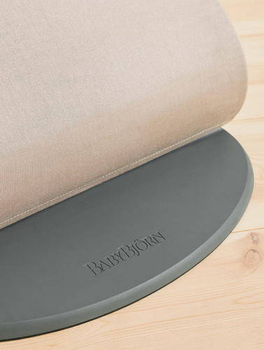 BabyBjörn BLISS Woven bouncer, sand gray + Soft Friends toy
