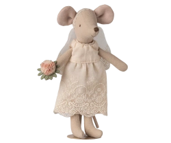 MAILEG - a pair of wedding mice in a box, Mom and Dad