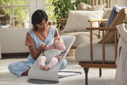 BABYBJÖRN - Bouncer BLISS Woven - Light grey mélange